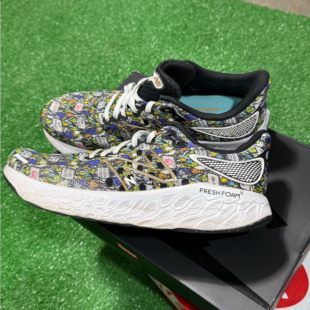 New Balance 1080 fresh foam  Black and White Sneakers